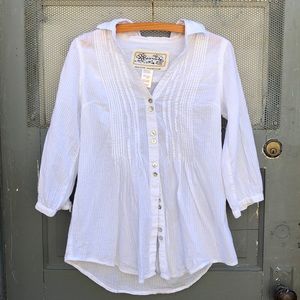100% cotton white blouse. XS.